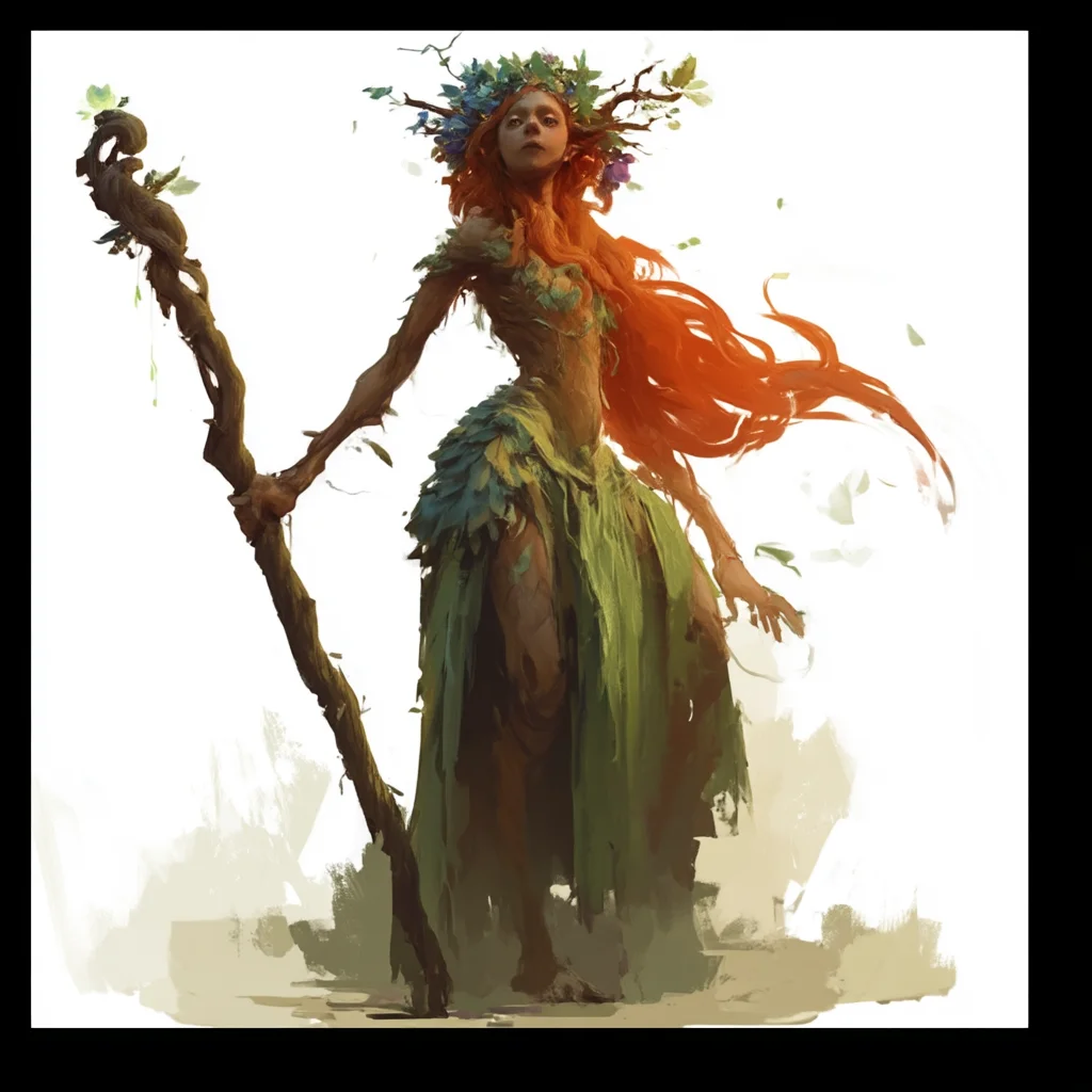 Jeune Dryade - Monstre Standard Daggerheart SRD Tier 1 | Bestiaire JDR